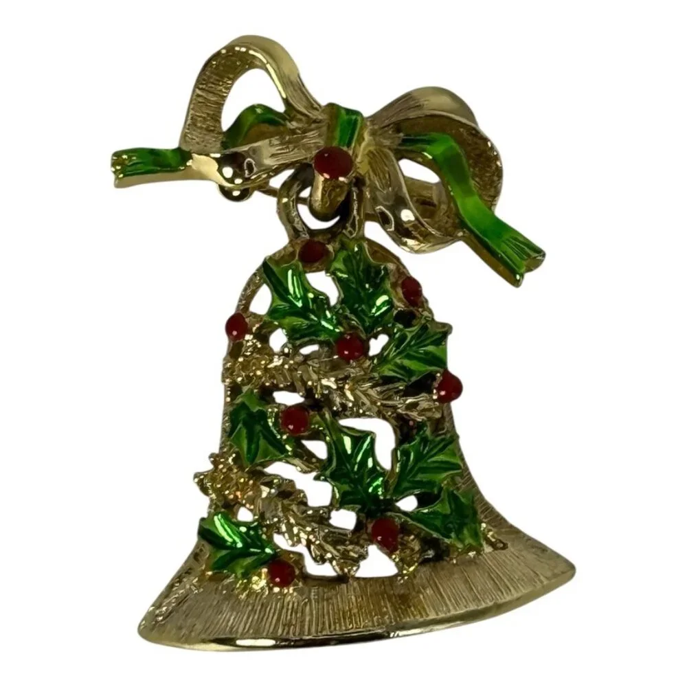 Gerry Holiday Bell Brooch‎